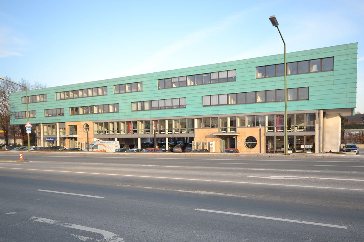 Das Foto zeigt ein Bürogebäude in Osnabrück